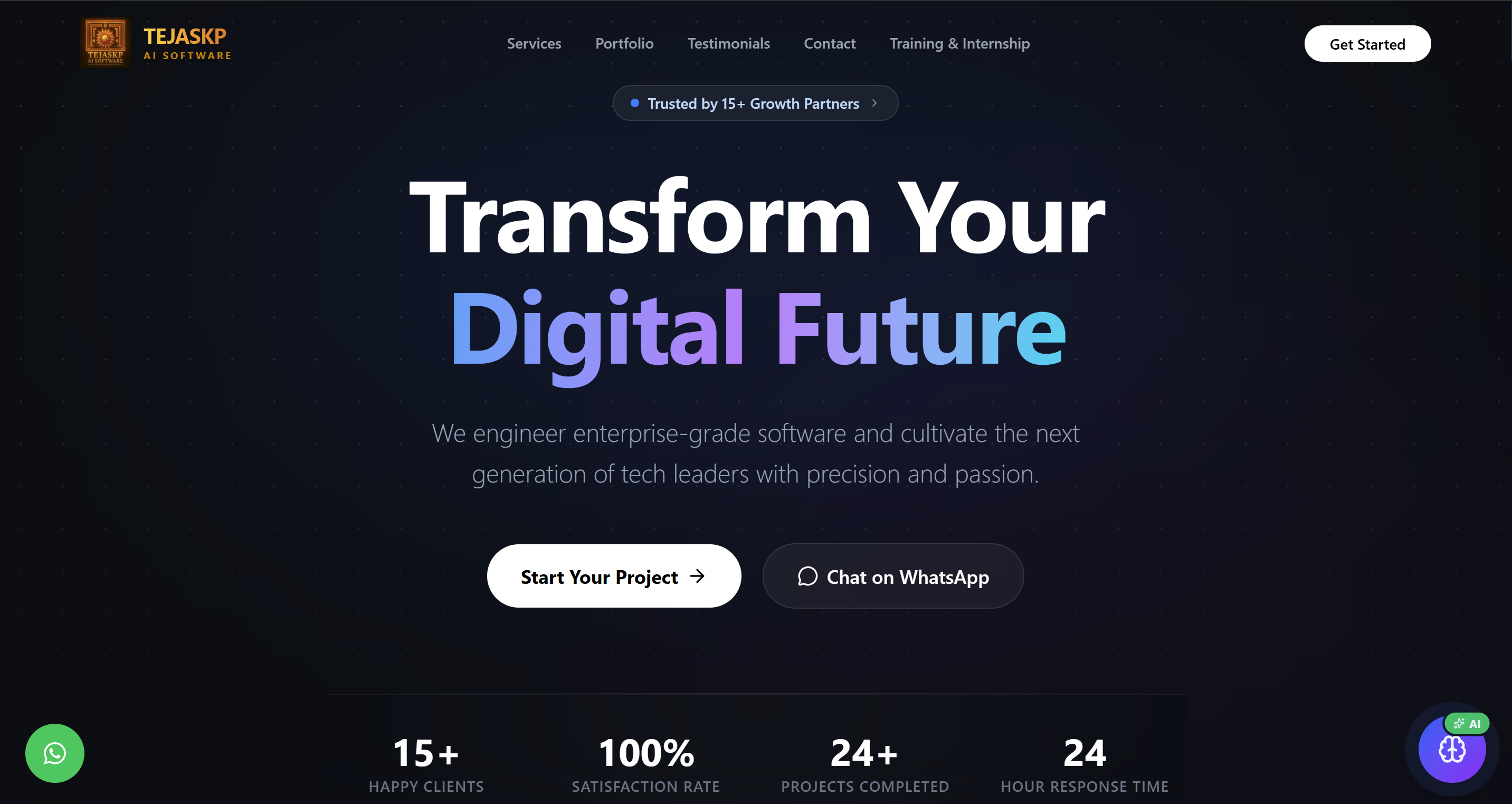 Tejaskp AI Software Preview